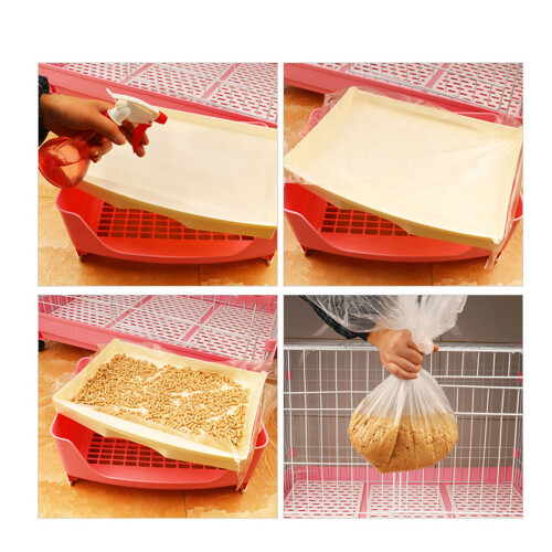 Plastic Cage Liners For Pet Care Guinea Pig Cage 100 Sheets 2