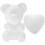 2 Pezzi Muffa E Cuore Per Pittura Modellazione 3