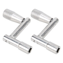 2Pcs Z-Shape Drum Wrench, 0.55cm Inner, Metal & Stainless Steel