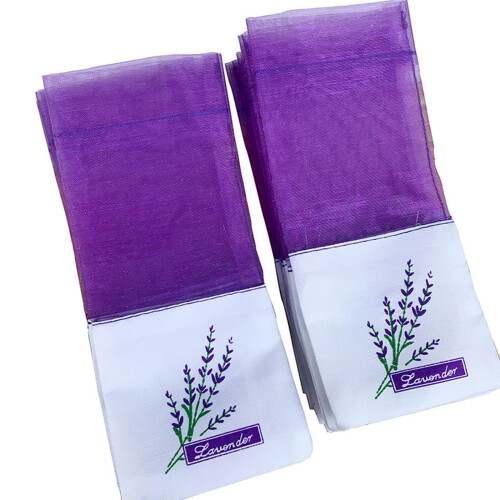 Sachets de lavande vides, 20 pièces, pour placards et tiroirs