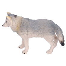 Wildlife Wolf Modell Ornament – Plastik-Desktop-Spielzeug für Kinder ab 3 Jahren