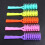 Brosse à cheveux pour ventilation, brosse à cheveux à 7 rangées 4