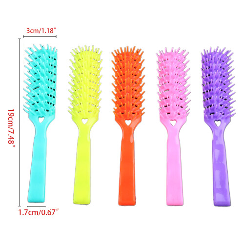 Brosse à cheveux pour ventilation, brosse à cheveux à 7 rangées 1