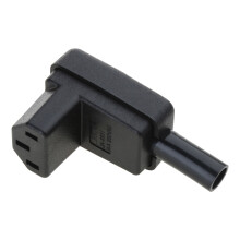 Connecteur de câble de cordon d'alimentation coudé à 90-Autre