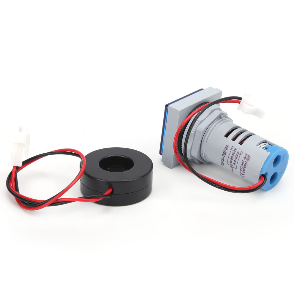 Ad16-22Fva 2-In-1 Blue Ac60-500V 0-100A Voltage Current Meter 3581358696802