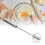 Egg Beater 35cm Stainless Steel Semi Auto Household Egg Mixer Tool 8
