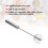 Egg Beater 35cm Stainless Steel Semi Auto Household Egg Mixer Tool 5
