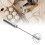 Egg Beater 35cm Stainless Steel Semi Auto Household Egg Mixer Tool 3