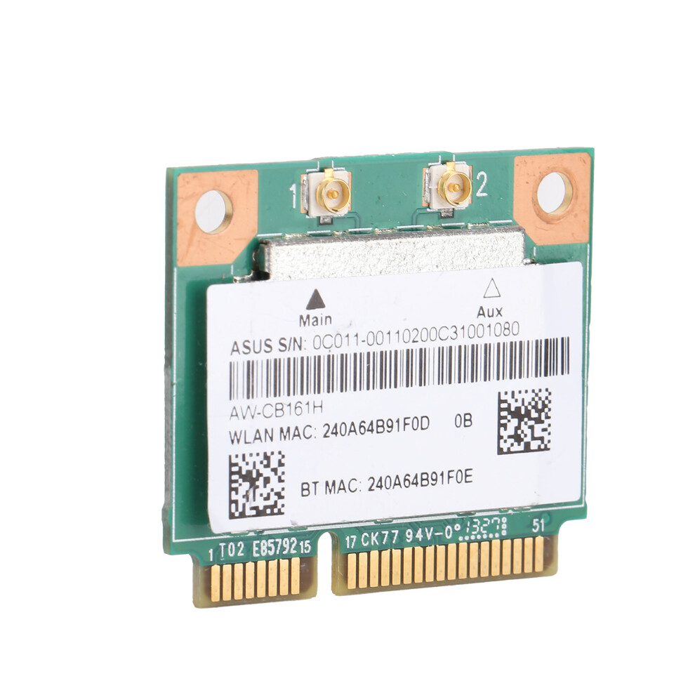 Mini PciâE Awcb161h Wifi Module 433Mbps Bluetooth 4.0 Dual-Band Green 4171358698440