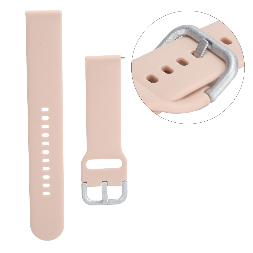 Silicone Watch Strap For 42Mm 40Mm 38Mm Smartwatches Pink 7651358700390