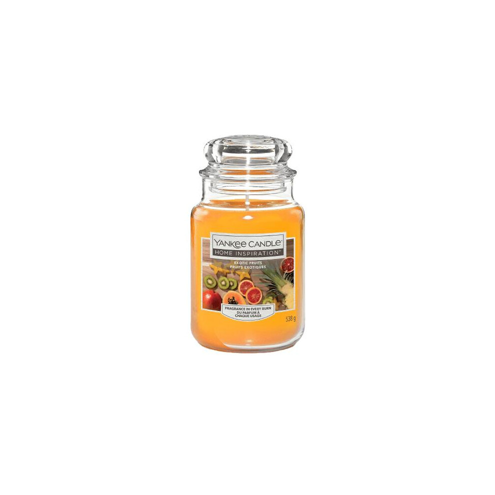 (Exotic Fruits) Yankee Candle Home Inspiration 538g Jars (Scent Options)