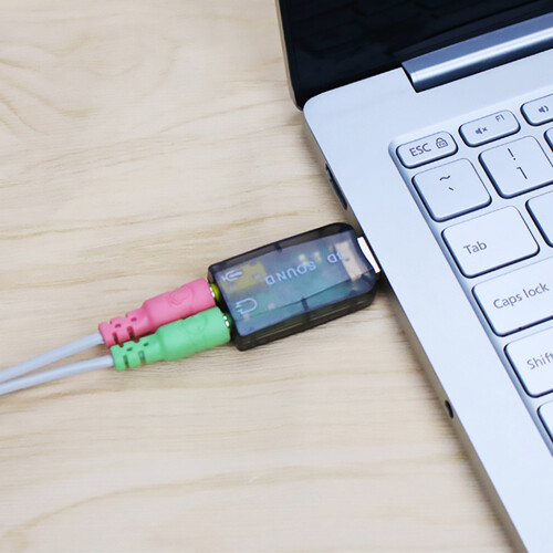 Adaptateur Audio USB vers prise Jack 3.5mm, USB 2.0 vers micro 2