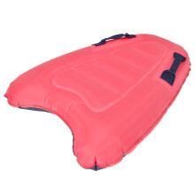 Aufblasbares pinkes Schwimmbrett mit Griff, leichtgewichtig, 73x60cm