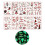10 SheetChildren Stickers Pumpkin Glowing in Dark-D series 1
