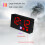 Temperature Clock Digital Display-2 in 1 temperature blue light 7