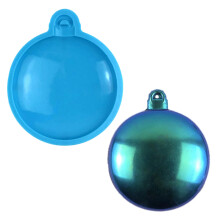 3 Styles Silicone Christmas Series Keychain Mold Pendant-Blue 1