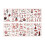 10 SheetChildren Stickers Pumpkin Glowing in Dark-D series 5