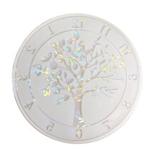 Holographic Surfaces Clock Silicone Mold Personalized-Clear