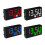 12V Motorcycles Digital Clock Voltmeter-3 functions green light 2