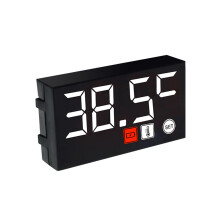Digital Time Clock Thermometer-2 in 1 temperature white light