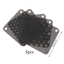 Filtre anti-poussière en maille d'ordinateur, bricolage PC-Noir