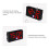 Digital Time Clock Thermometer-2 in 1 temperature white light 5