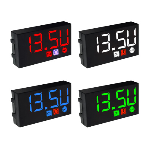 Digital Time Clock Thermometer-2 in 1 temperature white light 1
