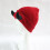 Y2K Knitting Cap Breathable Pullover Beanie Hat-black cap noire 5