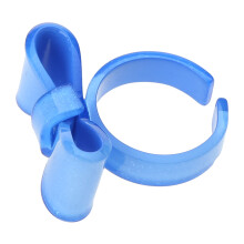 Resin Rings Bowknot Rings Acrylic Cute Trendy Rings-Light Blue