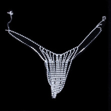 Cristal ventre taille chaîne Bikini-Couleur or jaune clair Chine
