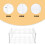 Vinyl Organiser Roll Storage Wrapping Paper Rack Hanging Organizer 9