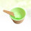 1Pc Creative Ice Cream Bowl With Spoon Anti-Fall Green 9