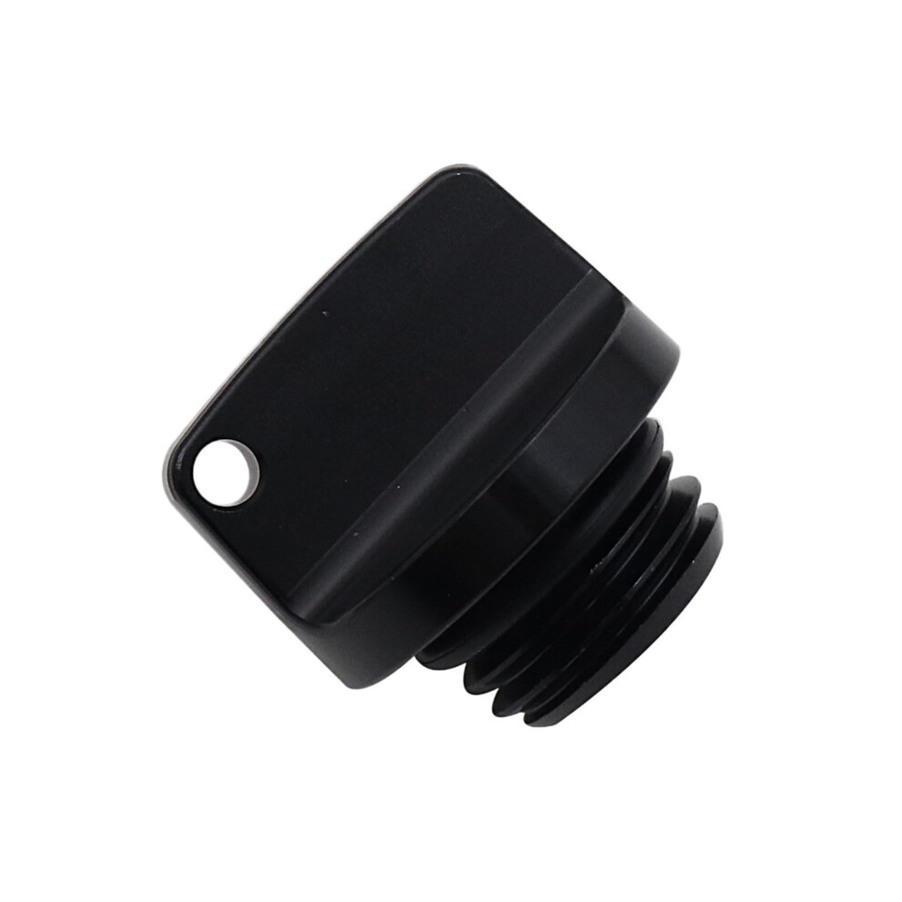 Motorcycle Crankcase Cap Cnc Machined Engine Oil Filler Screw Cover Plug M20*2.5 Black 9339159055007