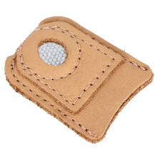 Leder-Nähfingerkuppenknopf, Rindsleder, klein, schützt die Fingerspitzen