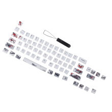 PBT 5-Sided Sublimation Keycaps for 71-Key Mechanical &amp; Optical Keyboard