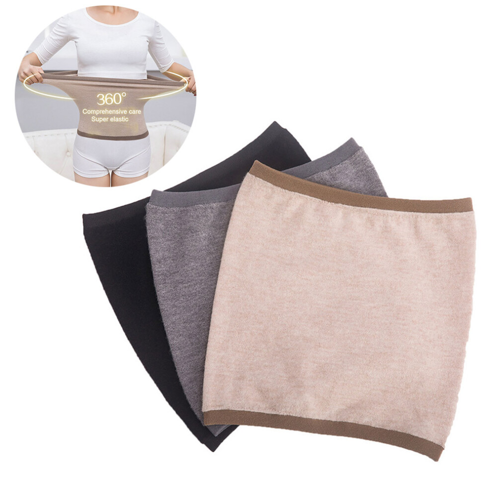 Waist Support Stomach Kidney Warmer Lumbar Brace for Men & Women - Camel, M/L/XL