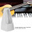Durable White Mechanical Metronome for All Instruments Pyramid Design 6