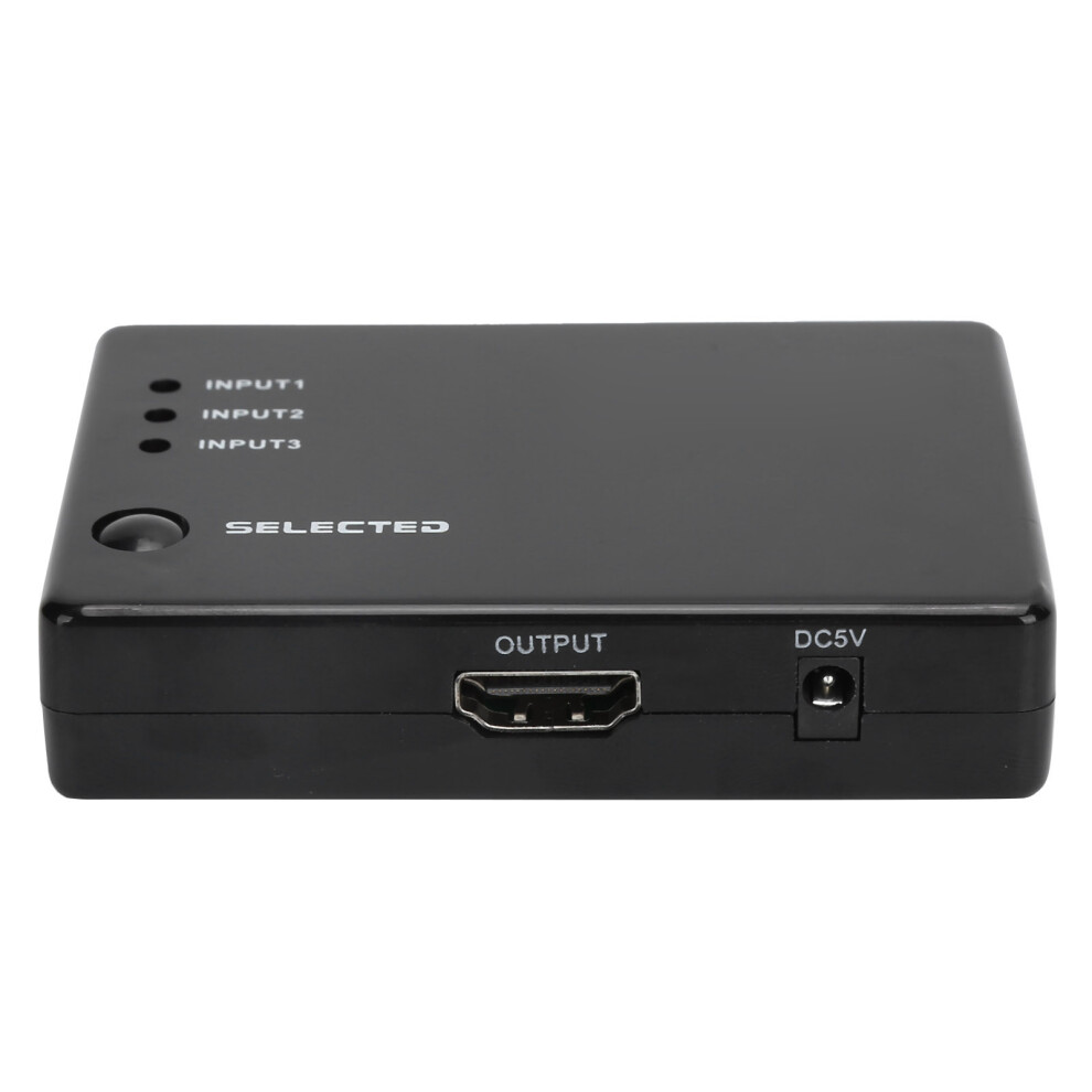 Hdmi Switcher 3 In 1 Out 1080P Converter With Remote Control 4241358718698