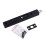 Not Pry Flush Bolt Locking Device Reversible Turnpiece-Black 1
