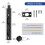 Not Pry Flush Bolt Locking Device Reversible Turnpiece-Black 4