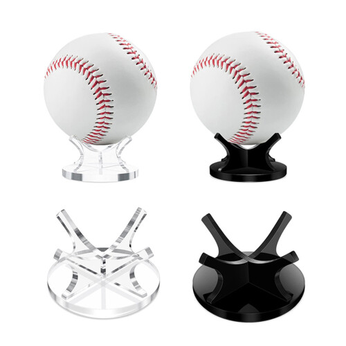 Baseball Display Stand for Baseball Golf Softball Tennis-Clear 2