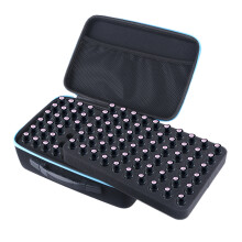 Travel Friendly Essential Oil Storage Organizer Bag Holds-Blue