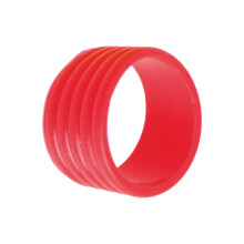 10Pcs Grip Rings Racket Overgrips Fixed Rings Grip Tape for-Red