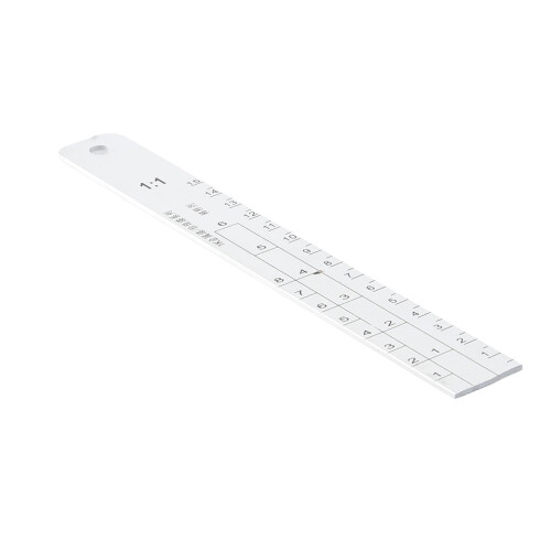 Paint Mixing Ruler Scale Paint Mixing Ruler-small ruler