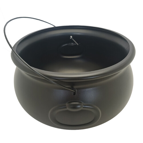 Festival Halloween 12" Black Cauldron Kettle for Trick or