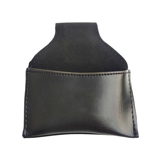 PU Leather Billiard Chalk Pouch Billiard Snooker-Black