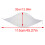 Lightweight PVC Rain Hat with Full Visors for Outdoor Use-White 3
