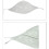 Lightweight PVC Rain Hat with Full Visors for Outdoor Use-White 5