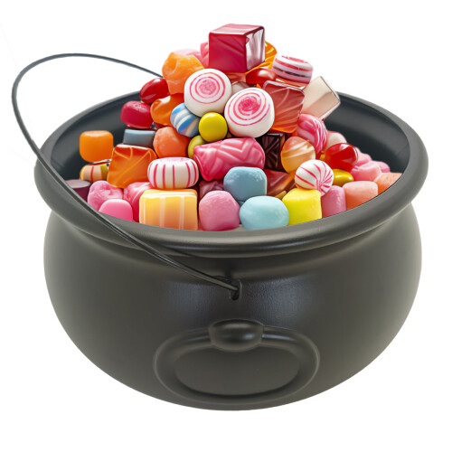 Festival Halloween 12" Black Cauldron Kettle for Trick or 2