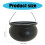 Festival Halloween 12" Black Cauldron Kettle for Trick or 6